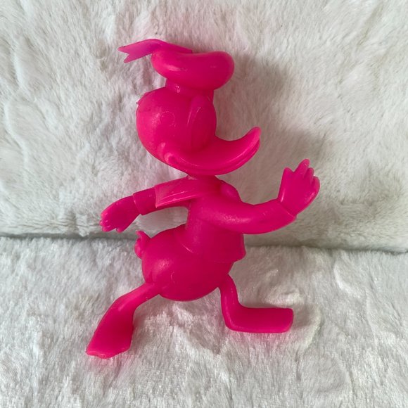 Disney Other - MARX Vintage 1971 Louis Disney Pink Donald Duck 6” Plastic Figure figurine